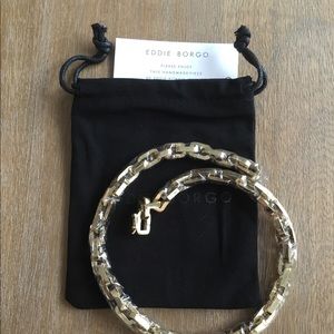 EDDIE BORGO gold chain link necklace